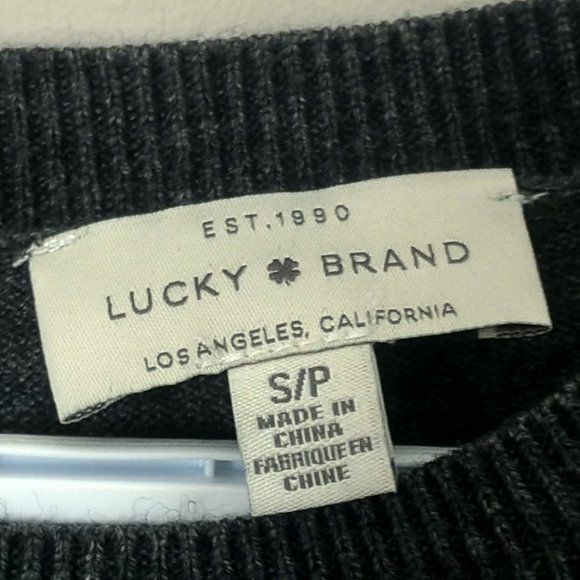 Women's Lucky Brand Sweater Striped Sz S - Picture 6 of 6